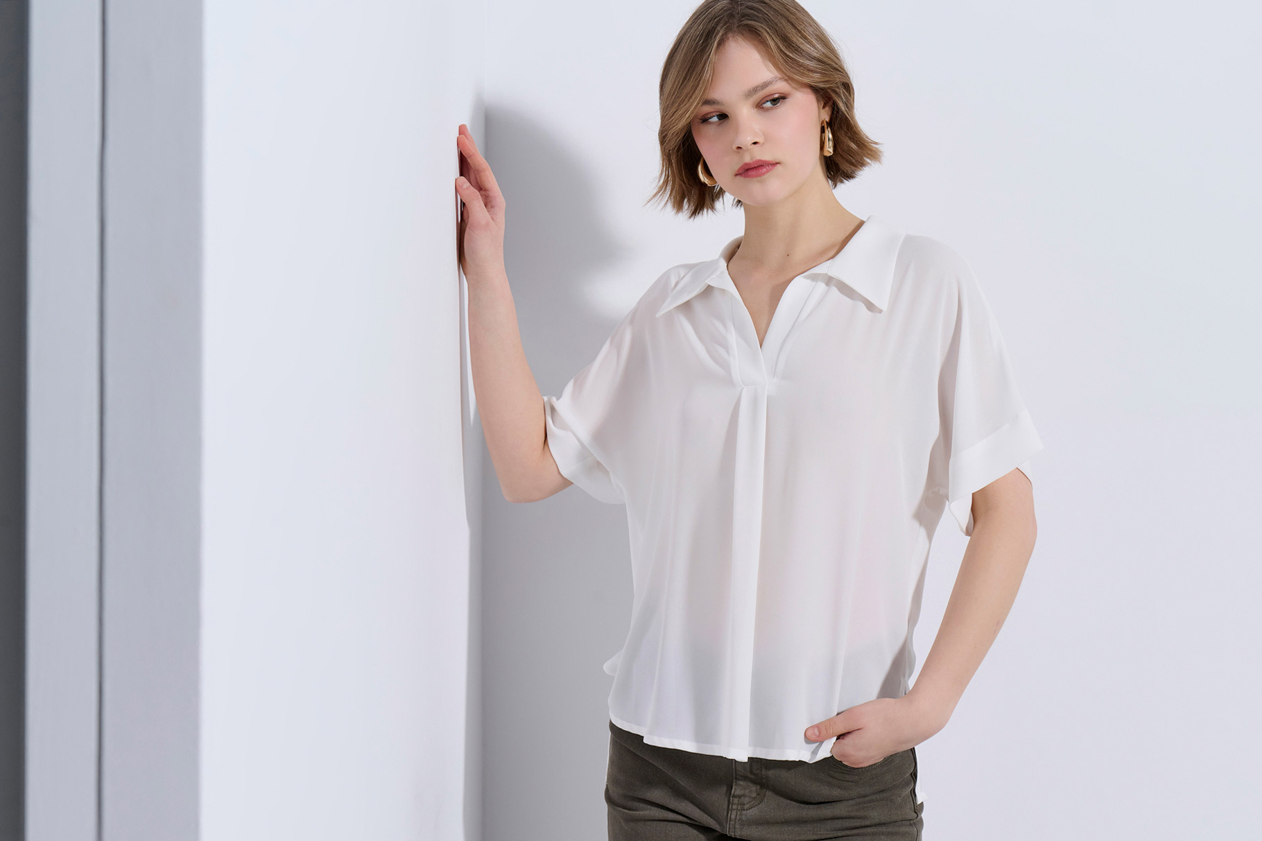 ΜΠΛΟΥΖΑ 3126138 OFF WHITE