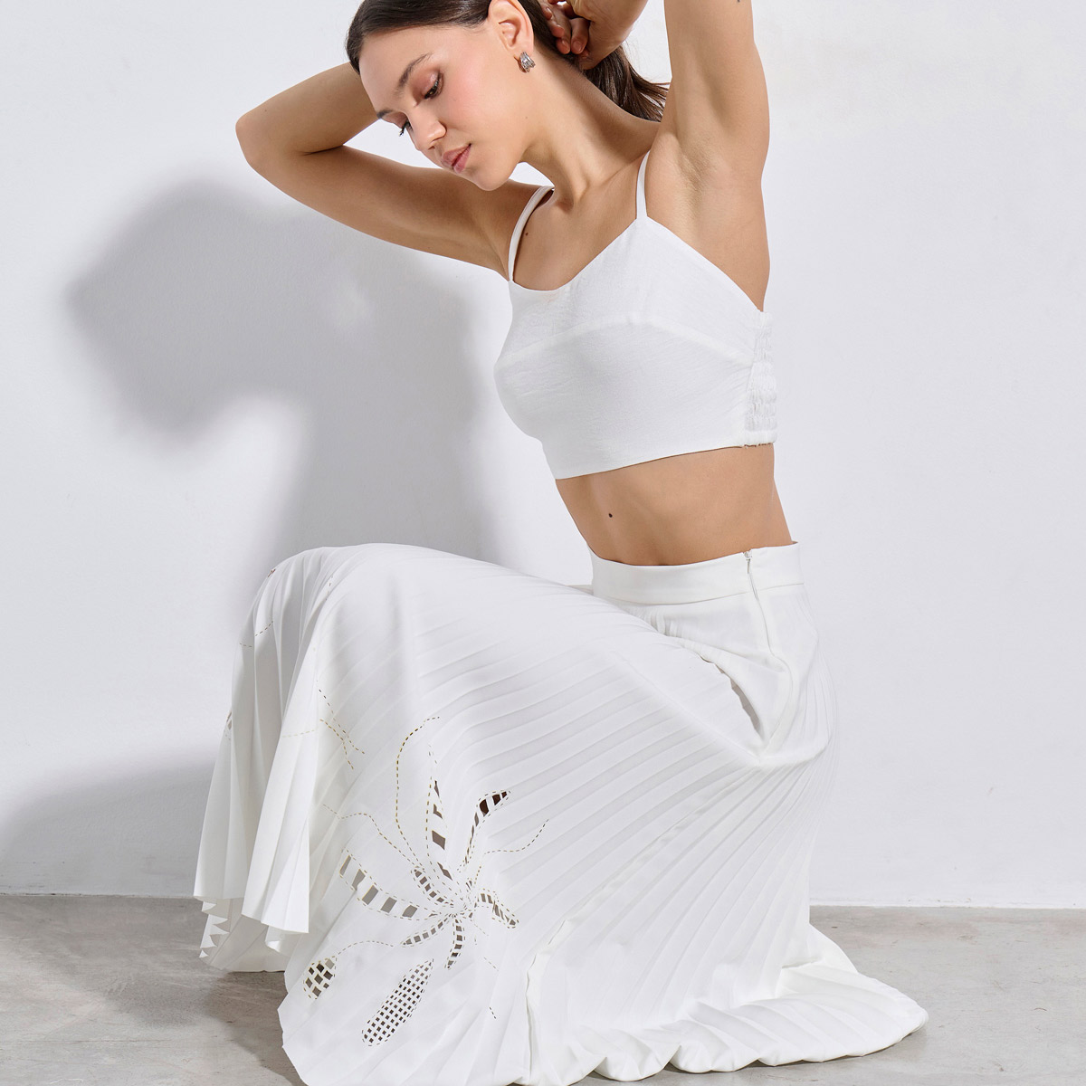 ΜΙΝΤΙ ΦΟΥΣΤΑ 3126305 OFF WHITE